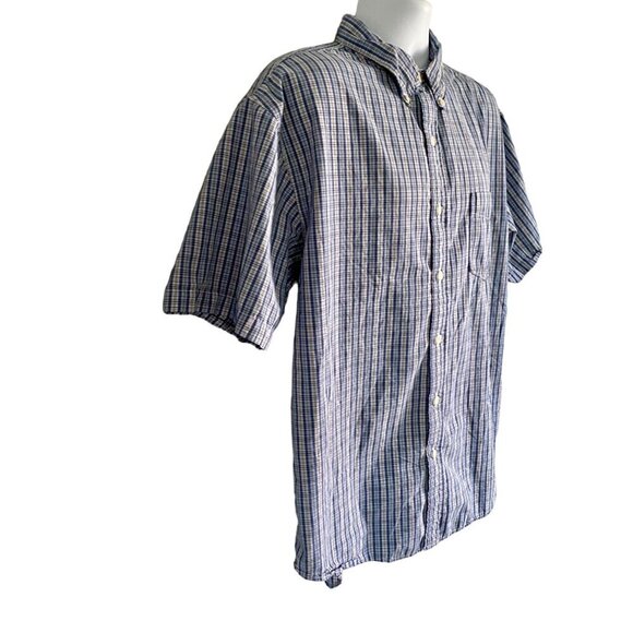 Union Bay Short Sleeve Cotton Button Down Shirt Men's Large - Picture 3 of 8
